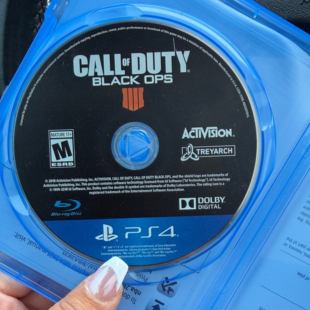 Call of Duty: Black Ops PS4 Game Disc